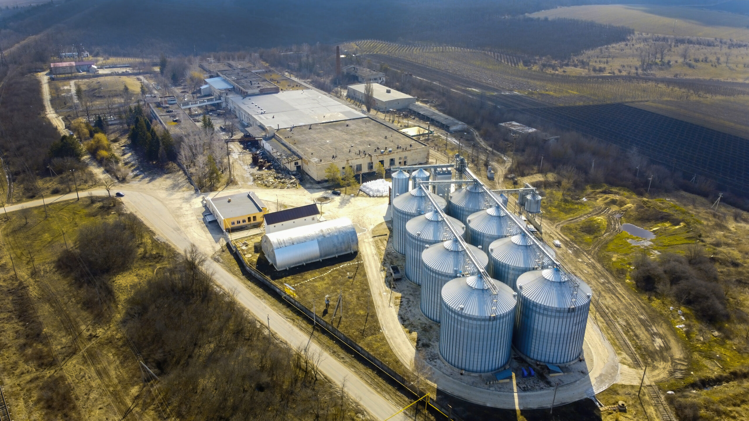 Site operations team handling feedstock at a Sai Bioenergy plant